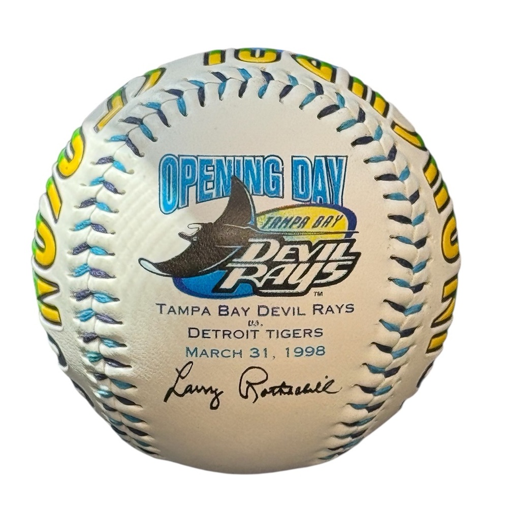 Vintage 1998 Limited Edition Tampa Bay Devil Rays Inaugural Season Fotoball Set - Picture 7 of 11